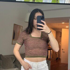 Eckhaus Latta Amoretto pink green xsmall